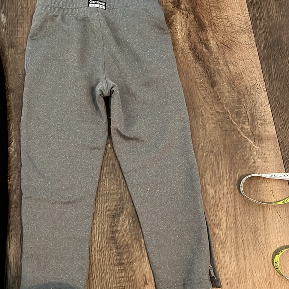2 Pair OshKosh track pants! Zippers on ankle. Grey and Black pairs. Pockets. - Picture 9 of 12